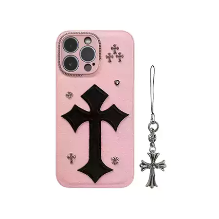 chrome hearts クロームハーツ スマホケース ケース iphone アイフォン 16 plus 16 15 15 plus 14 plus 14 13 レザー 高级 韓国 メンズ 高校生 耐衝撃 芸能人 大人 海外 人気 最新 個性的 