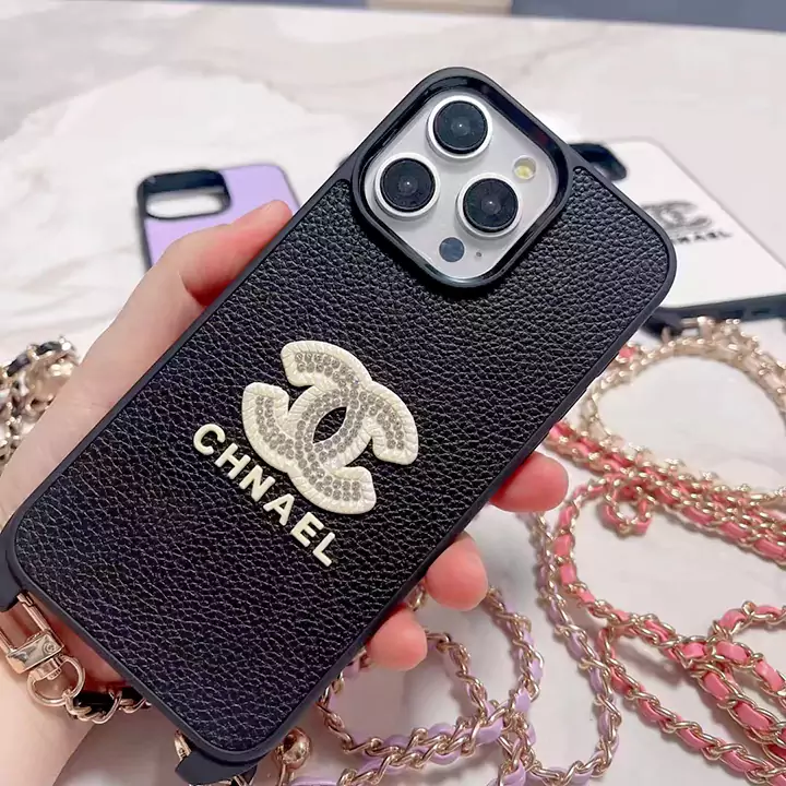 chanel シャネル ブランド ケース iphone スマホケース アイフォン 16 16 plus 16 プラス 16 pro 16 pro max 15 14 13 斜 めがけ 新作 芸能人 パロディ 個性的 